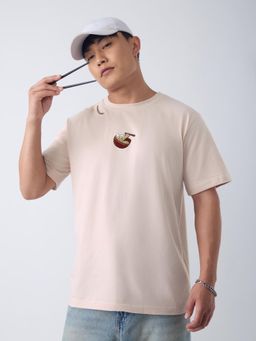 The Souled Store - Printed Powered By Ramen Mens Relaxed Fit T-Shirt