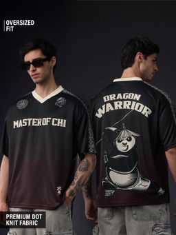 The Souled Store - Mens Official Kung Fu Panda Chi Master Oversized Jersey