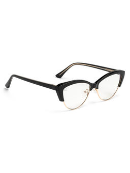 PERKEY - Women Cat Eye Black Eyeglass Frame - OPTL0014-C1 (52)