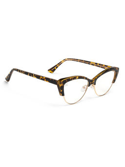 PERKEY - Women Cat Eye Brown Eyeglass Frame - OPTL0014-C4 (52)