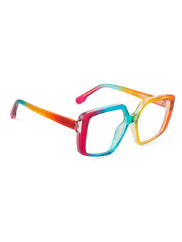 PERKEY - Unisex Square Multi-Color Eyeglass Frame - OPTL007-C3 (55)