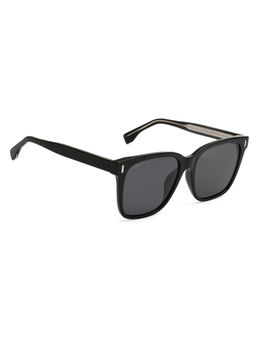PERKEY - Unisex Square UV Protected Polarized Black Sunglasses - PRKY0010-C1 (55)