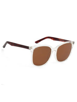 PERKEY - Unisex Square UV Protected Polarized Brown Sunglasses - PRKY008-C2 (56)