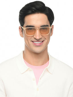 Vincent Chase - by Lenskart Brown Rectangle Square Polarized Sunglasses in Bloom VC S16661-C2