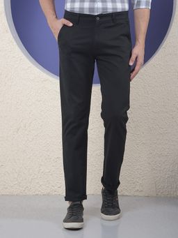 CRIMSOUNE CLUB - Black Straight Trouser