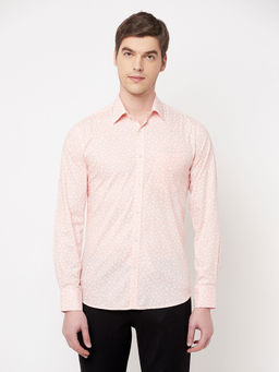 CRIMSOUNE CLUB - Men Pink Floral Shirt