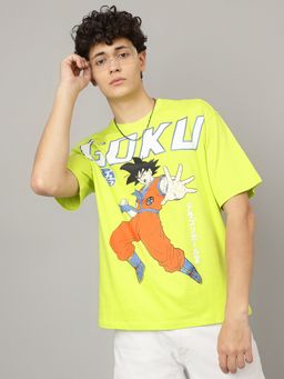 Free Authority - Dragon Ball Z Printed T-Shirt Green