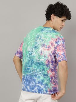 Free Authority - Pink Floyd Printed Loose T-Shirt Multi-Color