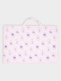 Mi Arcus - Pink 100% Cottton All Over Printed Soft Feeding Cover