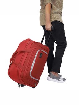 The Clownfish - Ricardo 48L Medium Travel Trolley Bag With Wheels-Red