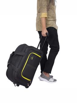 The Clownfish - Ricardo 48L Medium Travel Trolley Bag With Wheels-Black