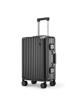 The Clownfish - Stark Series Medium Luggage Trolley Bag 8 Wheel-Black