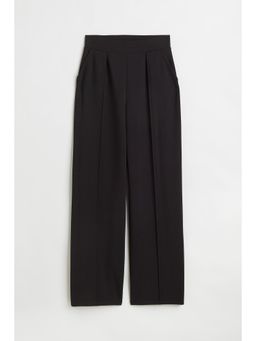 H&M - Women Black High-Waisted Tailo Trousers