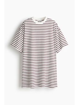 H&M - Women White Oversized T-Shirt Dress