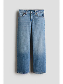 H&M - Girls Blue Wide Leg Jeans