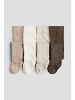 H&M - Boys 4-Pack Fine-Knit Tights