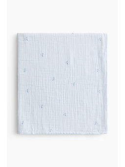 H&M - Blue Muslin Baby Blanket