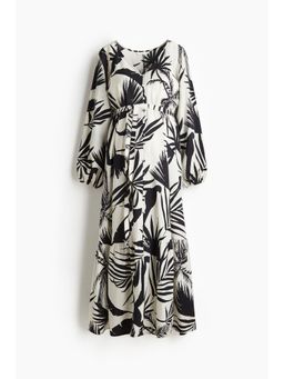 H&M - Women White Mama Before & After Tie-Belt Dress
