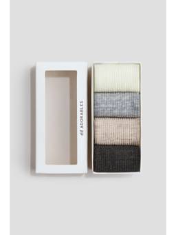 H&M - Boys 4-Pack Wool-Blend Socks