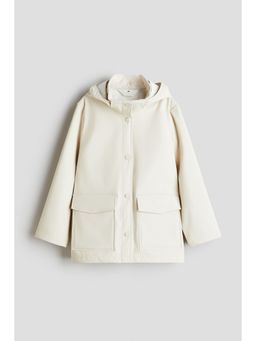 H&M - Girls White Rain Jacket