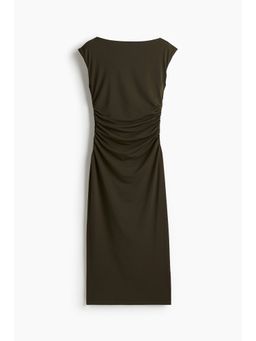 H&M - Women Green Cap-Sleeved Dress