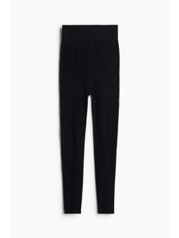H&M - Women Black Mama Seamless Ribbed Leggings