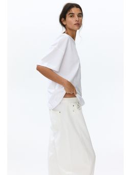 H&M - Women White Oversized T-Shirt
