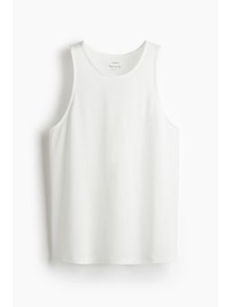 H&M MOVE - Regular Fit Sports Vest Top With Dry move White