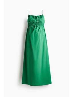 H&M - Women Green MAMA Poplin Strappy Dress