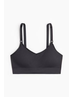 H&M - Women Grey MAMA Seamless Nursing Sports Bra