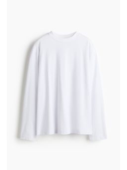 H&M - Women White Long-Sleeved Sports Top With Drymove