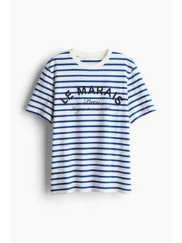H&M - Women White Printed T-Shirt