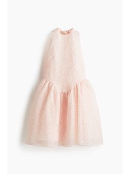 H&M - Women Pink Embroide Halter Neck Dress