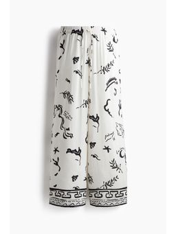 H&M - Women White MAMA Before & After Drawstring Trousers