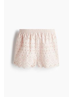 H&M - Women Pink Broderie Anglaise Shorts