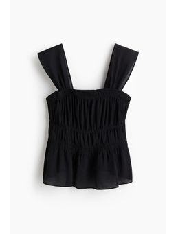 H&M - Women Black Draped Top