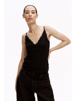 H&M - Women Black MAMA Nursing Strappy Top
