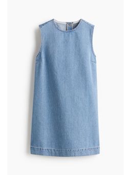H&M - Women Blue Denim Shift Dress
