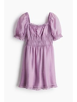 H&M - Women Purple Smock-Detail Dress