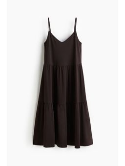 H&M - Women Brown Tie Strappy Dress