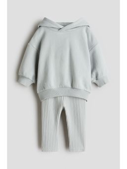 H&M - Boys Grey 2-Piece Cotton