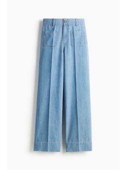 H&M - Women Blue Wide High Jeans