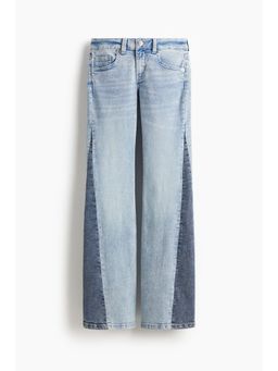 H&M - Women Blue Fla Low Jeans