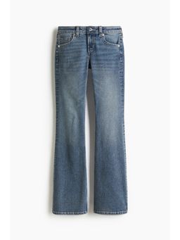 H&M - Women Blue Fla Low Jeans