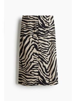 H&M - Women Beige Midi Skirt