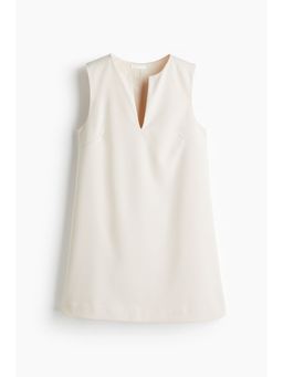 H&M - Women Beige Twill Shift Dress