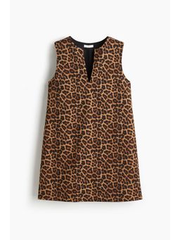 H&M - Women Beige Twill Shift Dress
