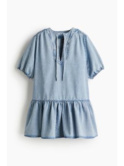 H&M - Women Blue Fla-Hem Dress
