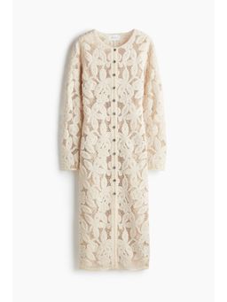 H&M - Women White Long Lace Dress