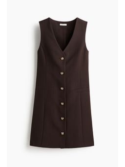 H&M - Women Red Button-Front Dress